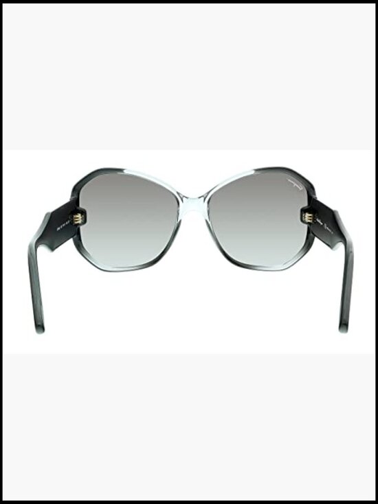 Butterfly Shape Wrap Around Sunglasses Plastic Frame Gradient Lens main image 4